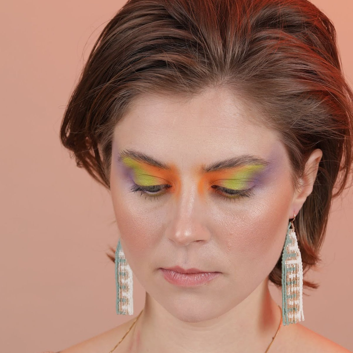 Squiggle Beaded Earrings (3 Colorways)