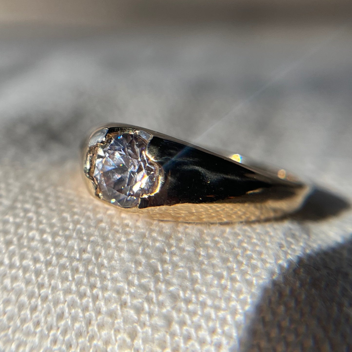 White Sapphire Ring, 5
