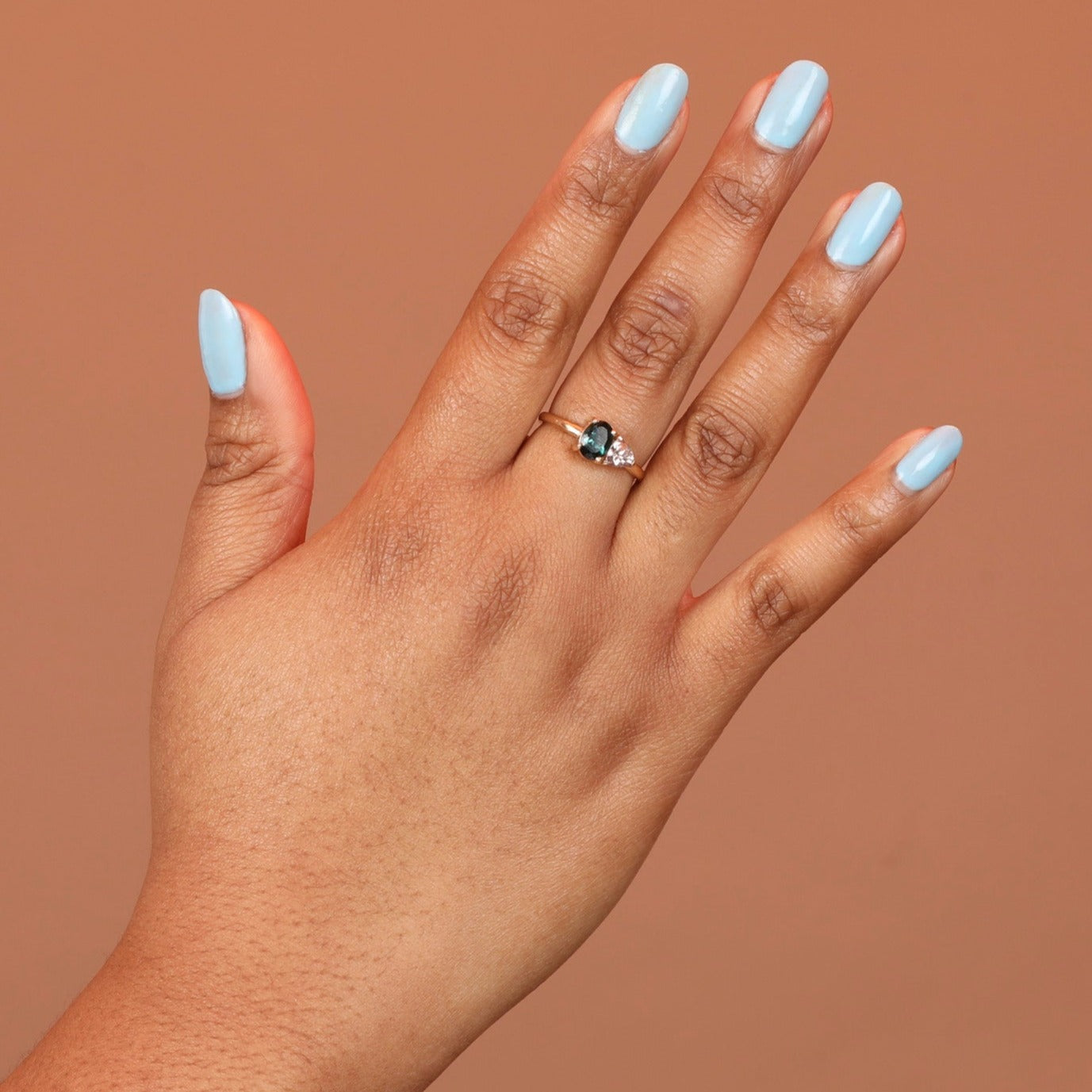 Tourmaline & Pink Sapphire Ring