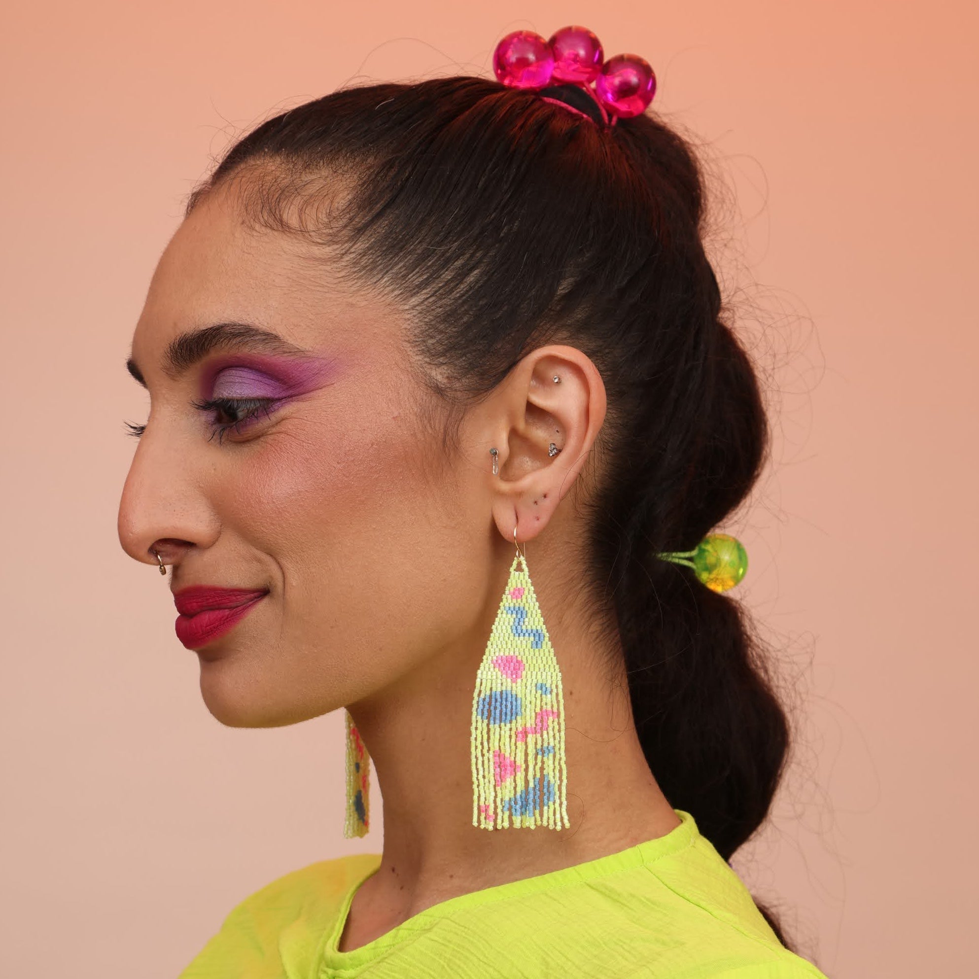 Confetti Beaded Earrings (3 Colorways)