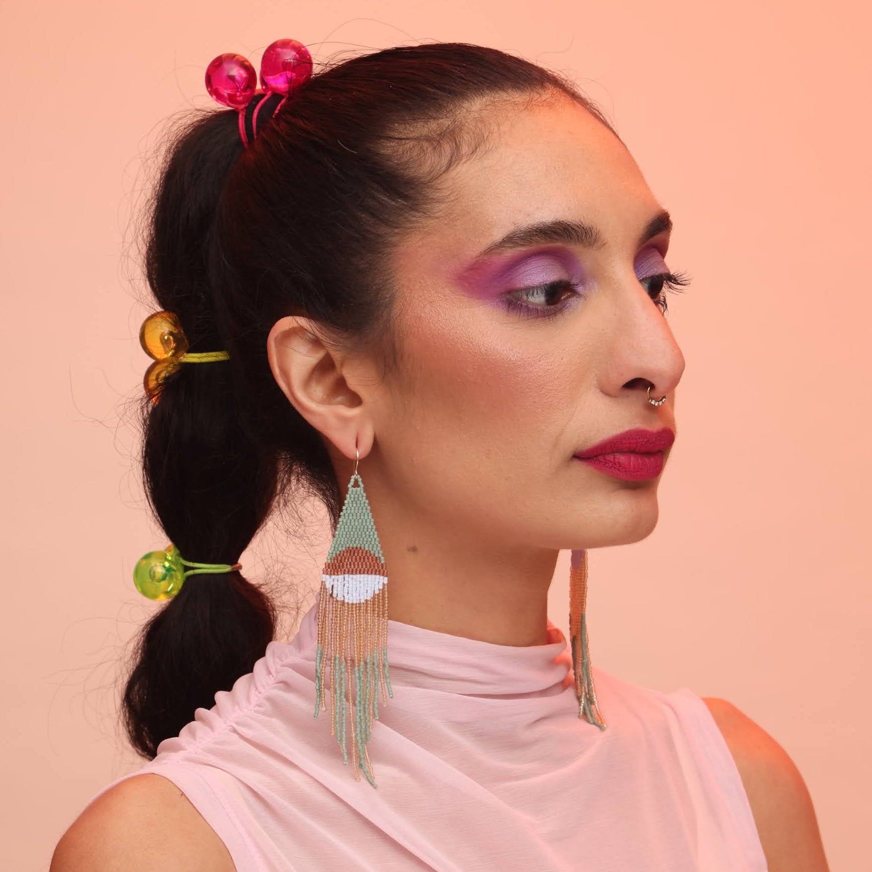 Desert Sunrise Beaded Earrings (3 Colorways)