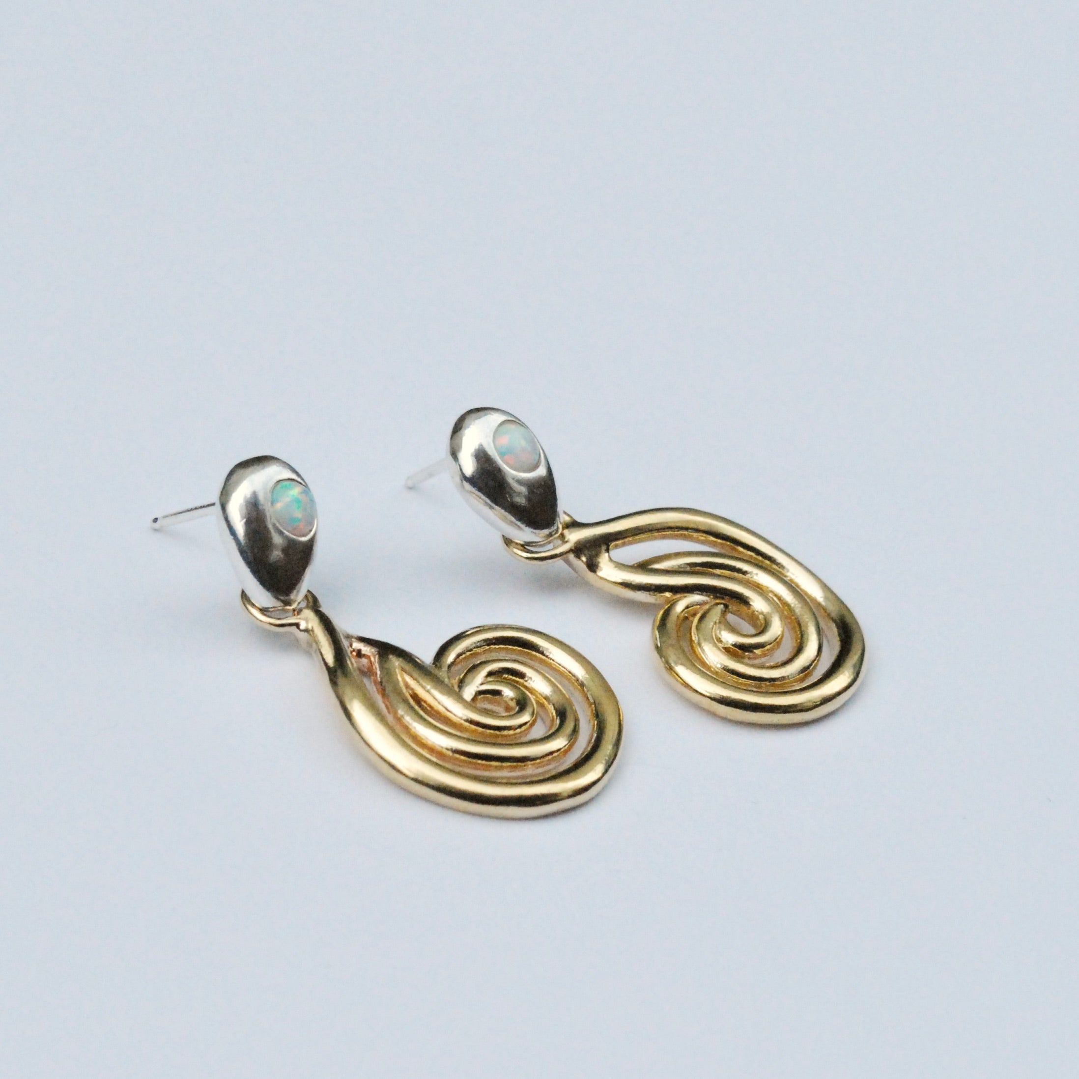 Spiral Drip Earrings