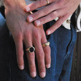 Classic Inlay  Signet Ring