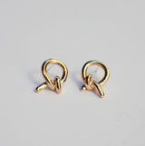 Mini Loop Knot Earrings
