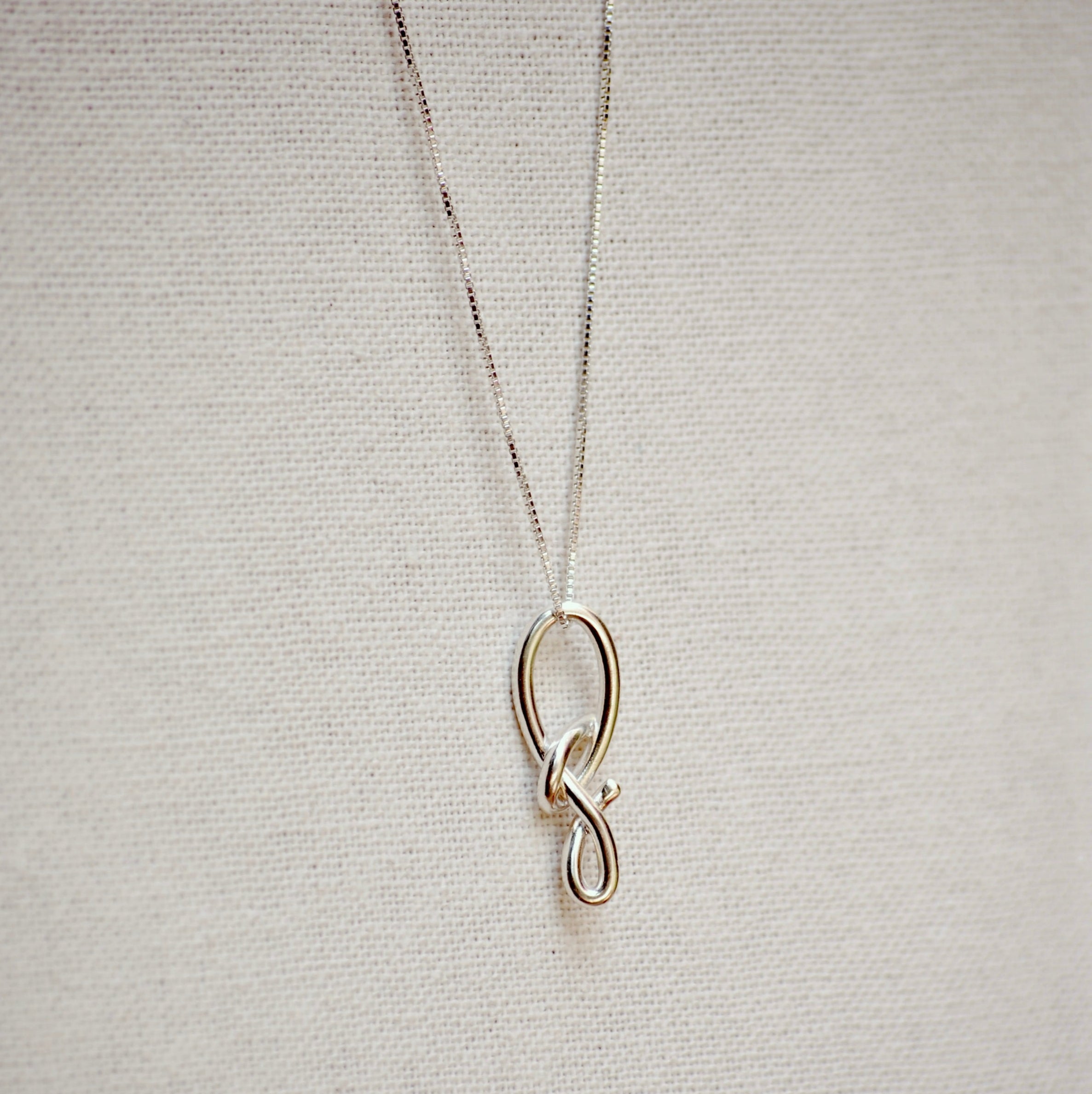 Charm Knot Necklace