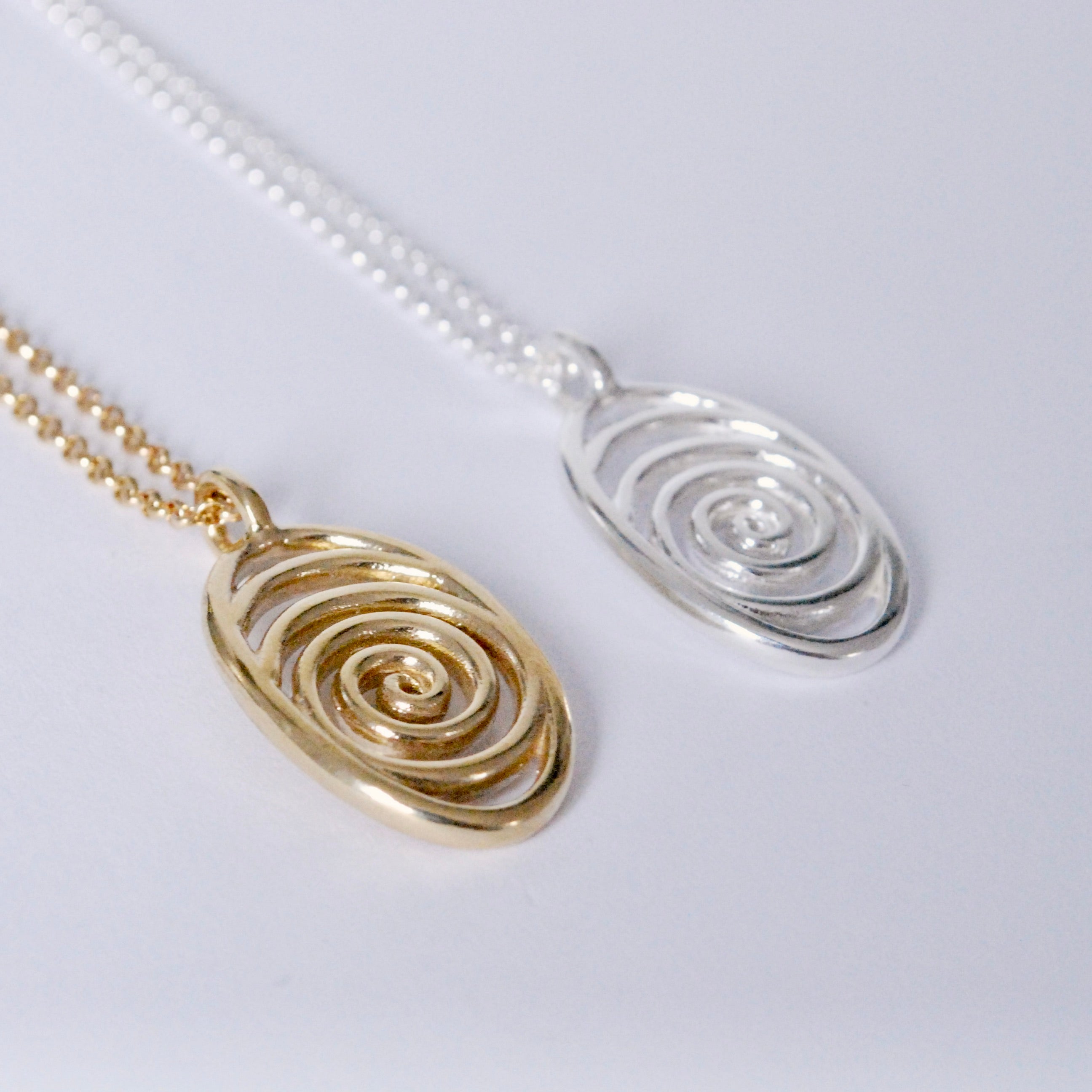 Spiral Pendant Necklace
