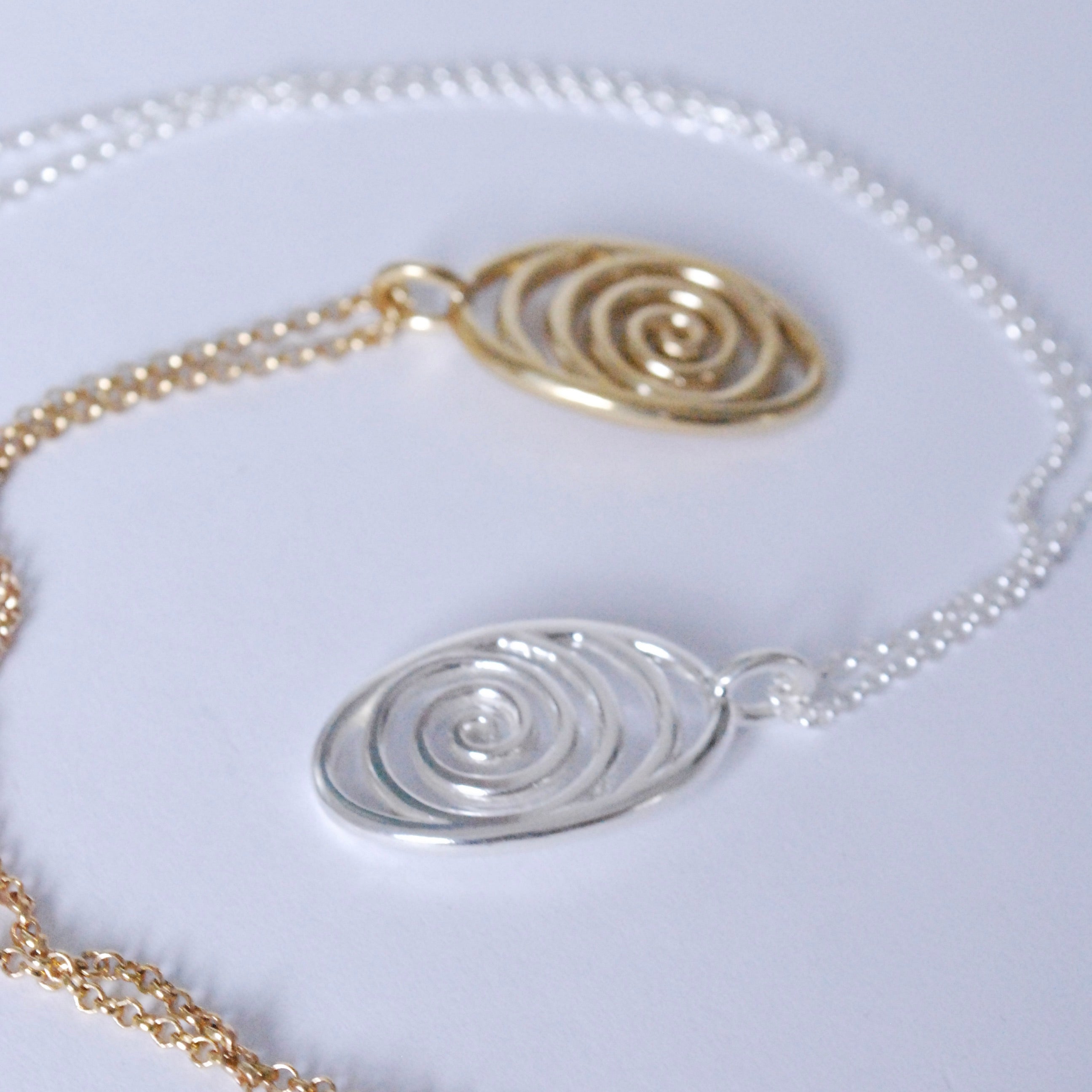 Spiral Pendant Necklace