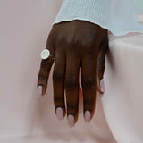 Diamond Burst Inlay Ring