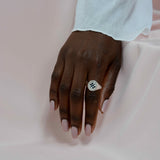 Diamond Burst Inlay Ring