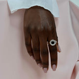 Diamond Burst Inlay Ring