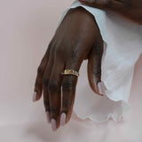 Narrow Confetti Ring