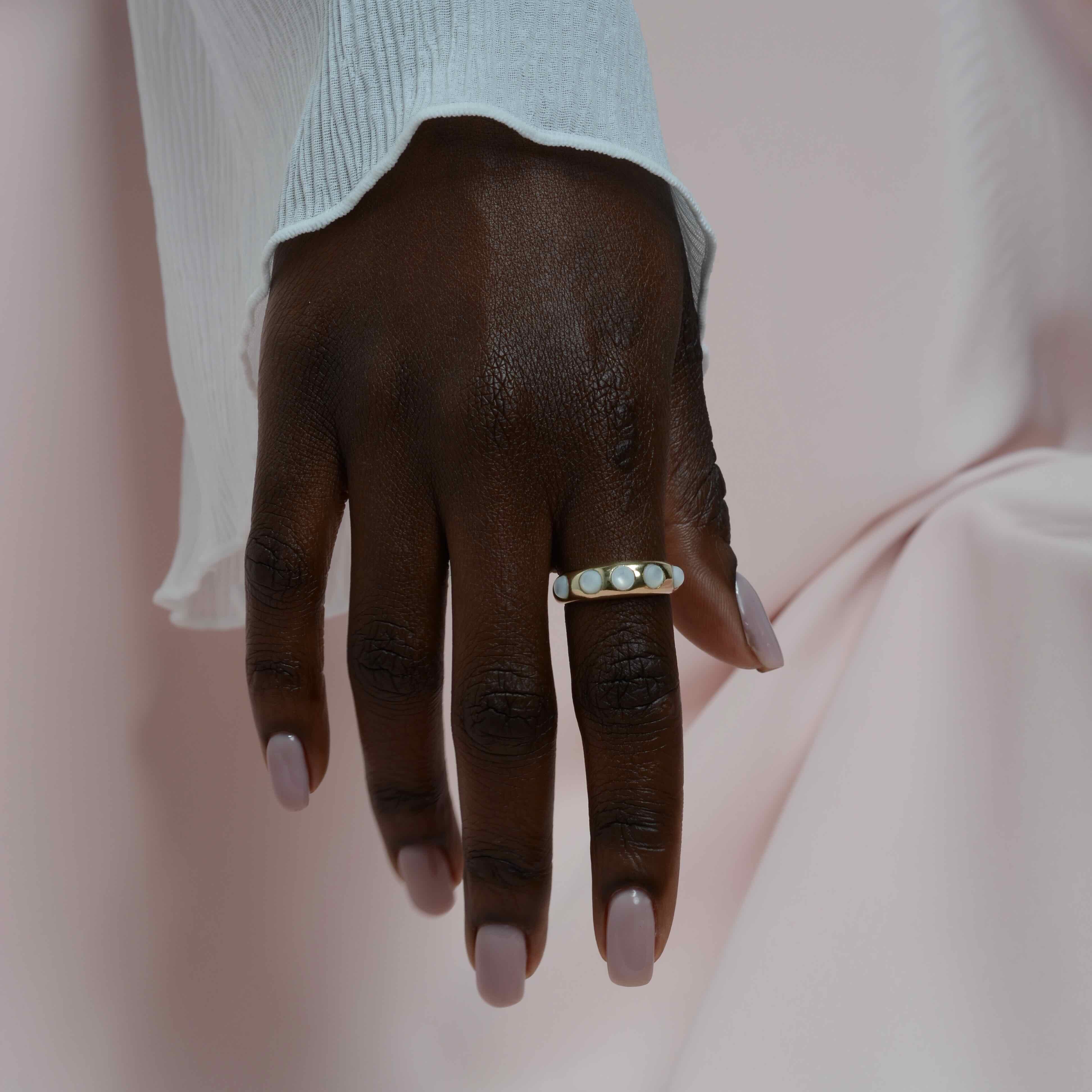 Narrow Confetti Ring