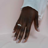 Narrow Confetti Ring