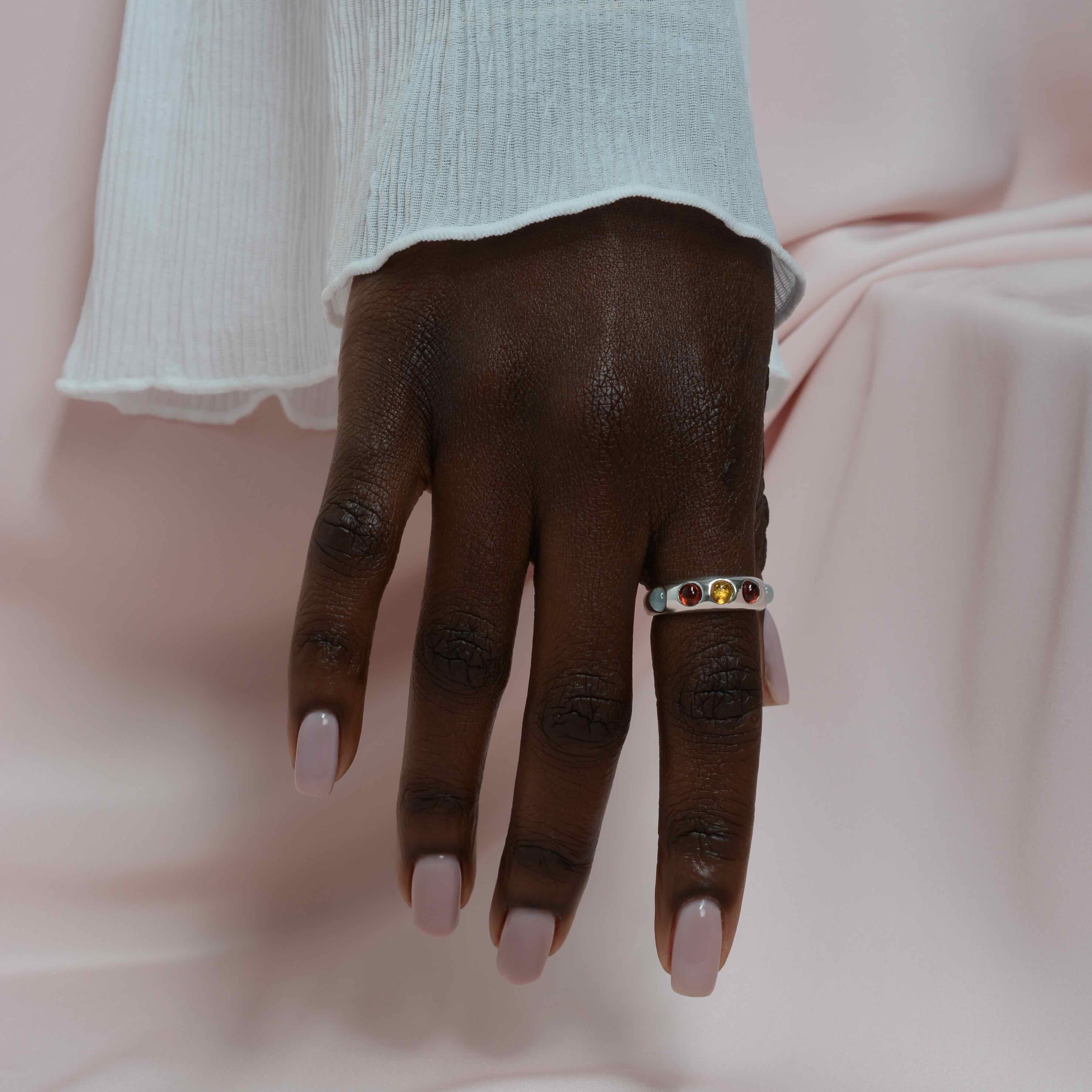 Narrow Confetti Ring