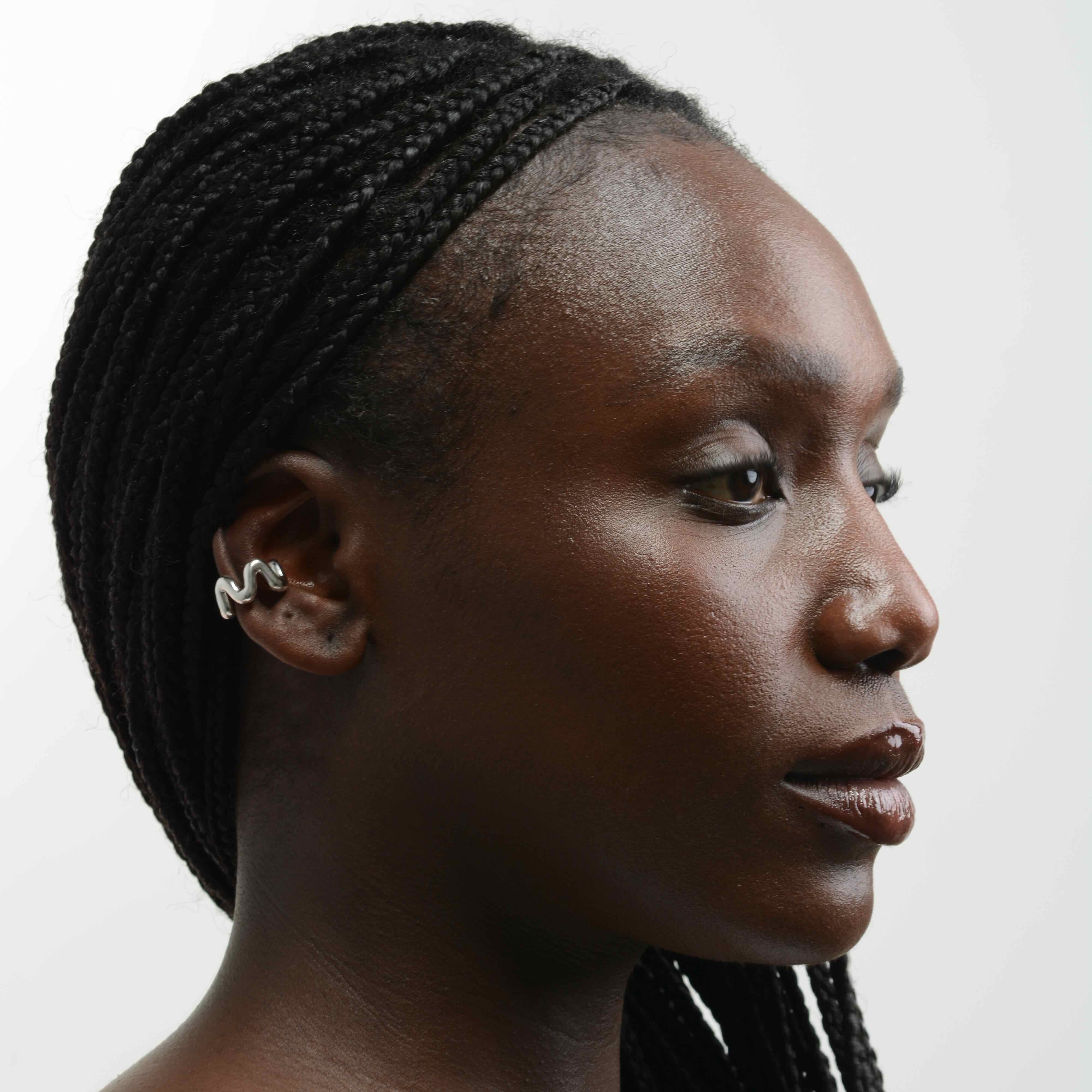 Squiggly Ear Cuff