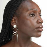 Tune the Moon Earrings