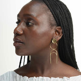 Tune the Moon Earrings