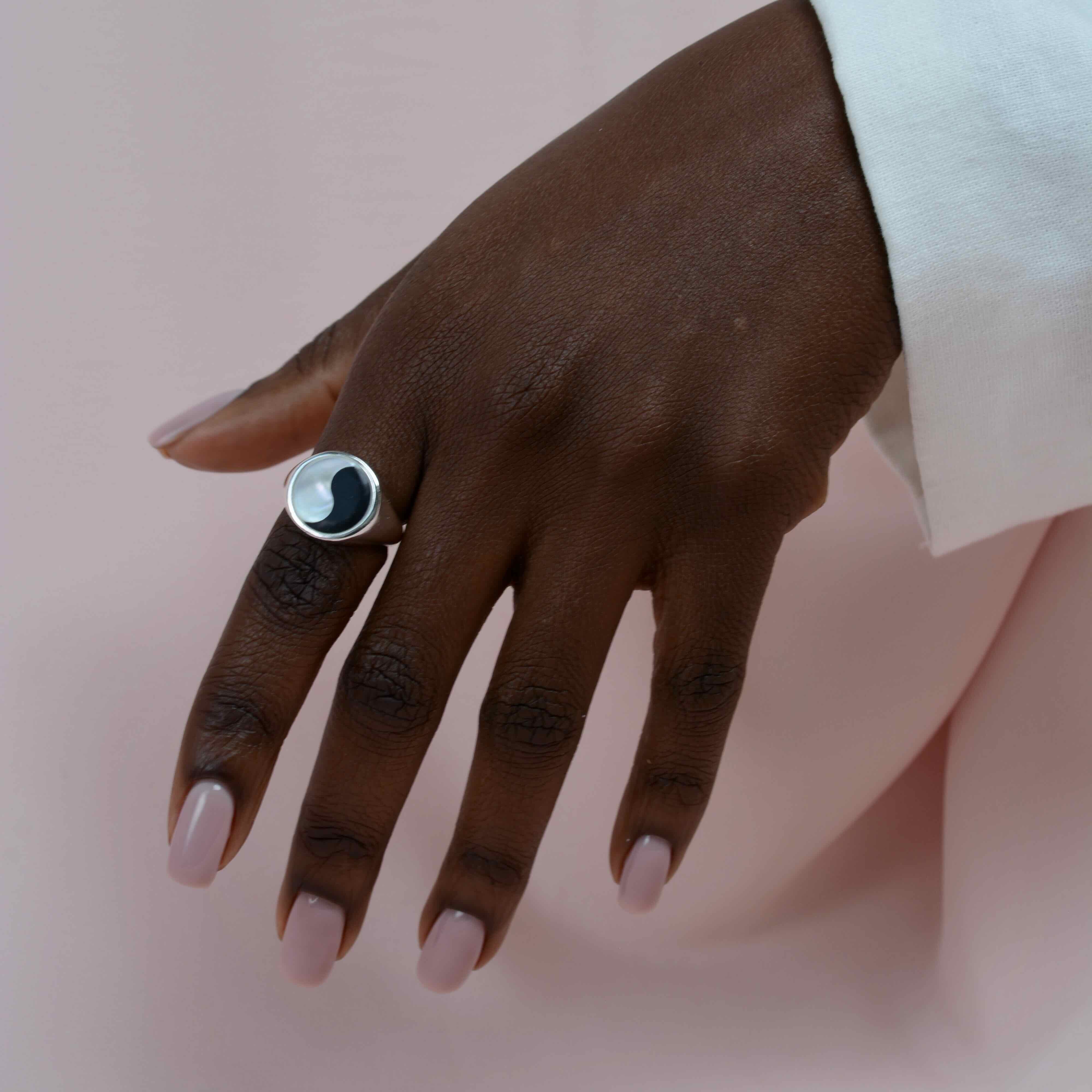 Classic Inlay  Signet Ring