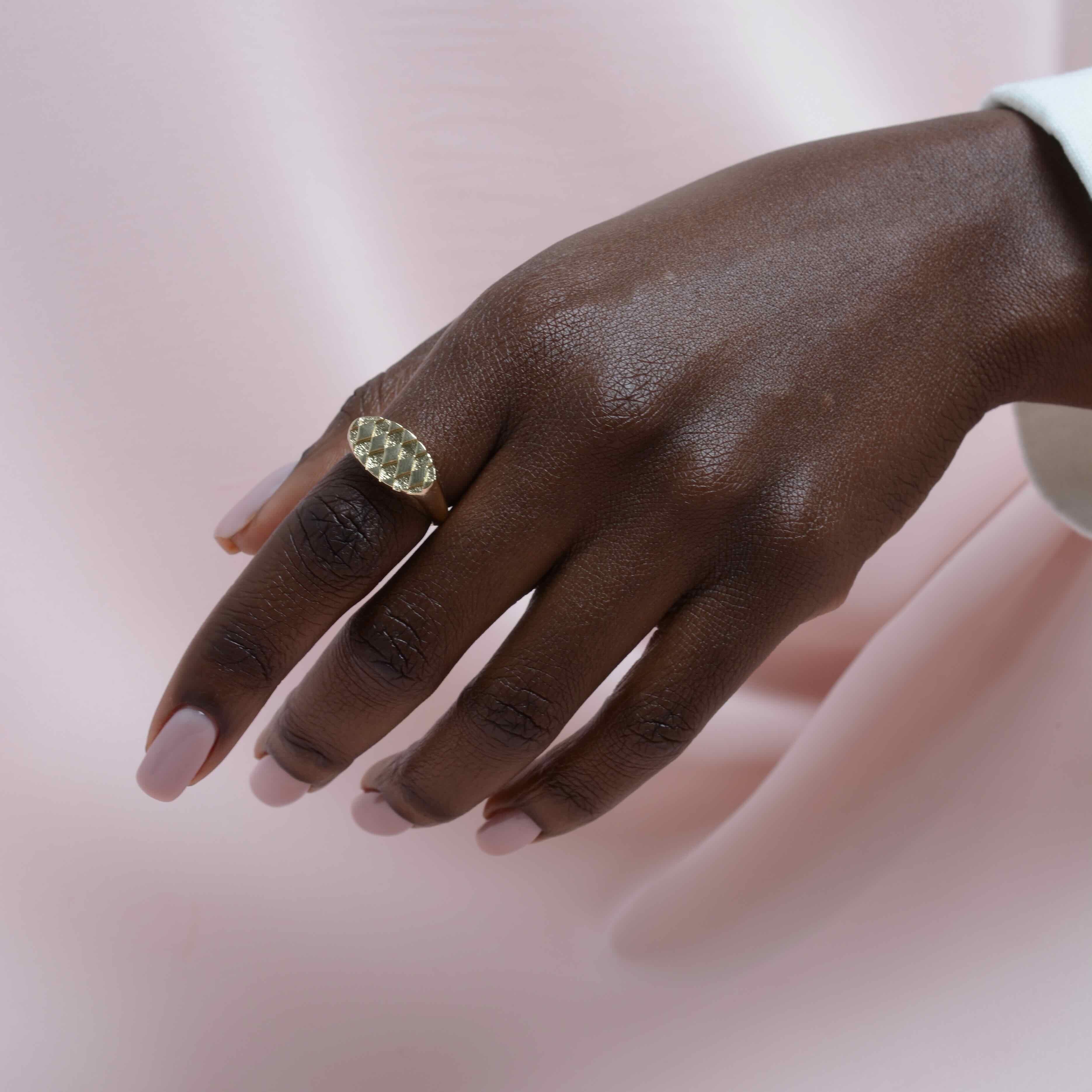 Diamond Signet Ring
