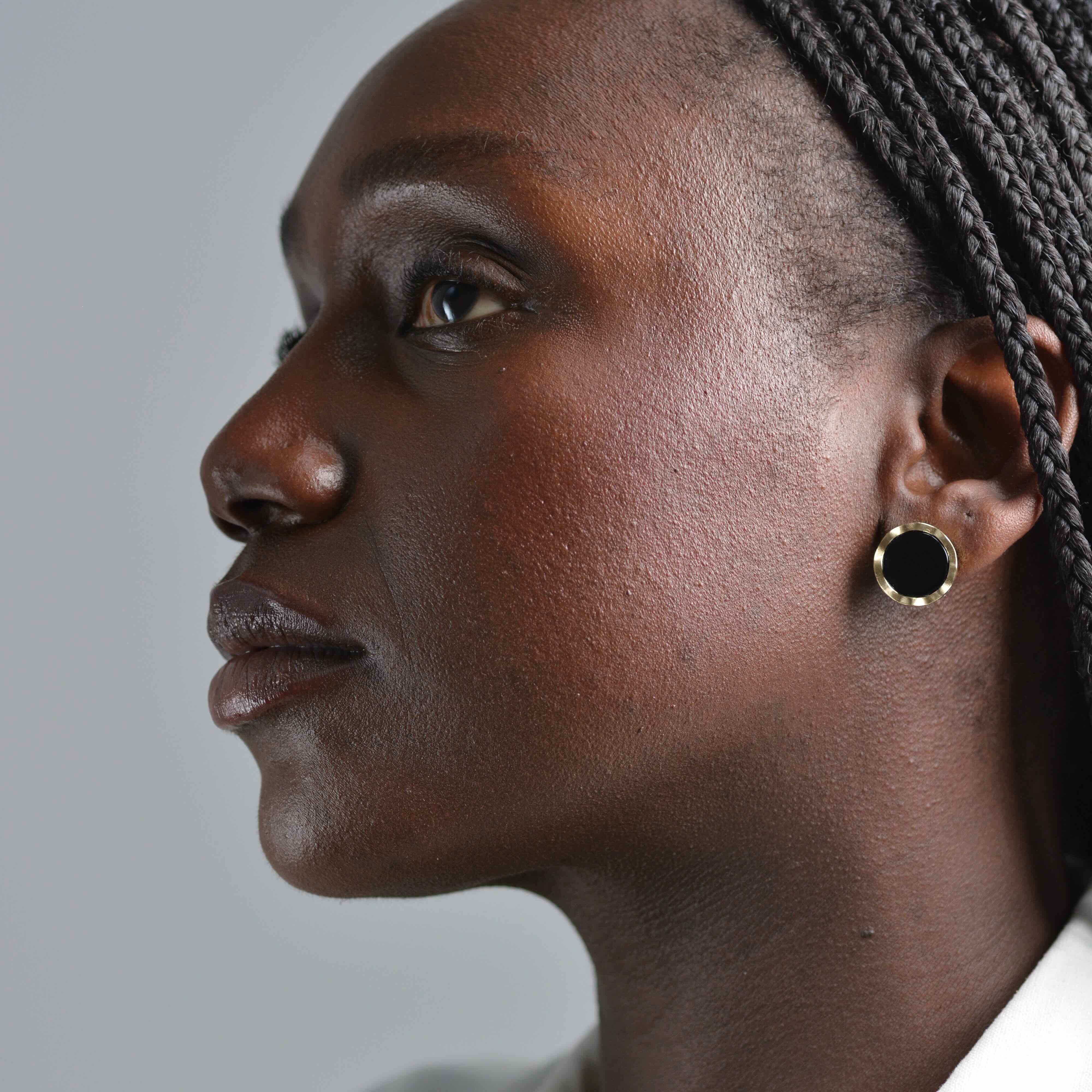 Squiggly Inlay Earrings