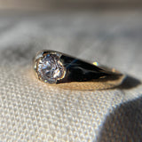 White Sapphire Ring, 5
