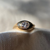 Zircon Wavy Ring, 6.5