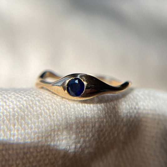 Blue Sapphire Ring, 5