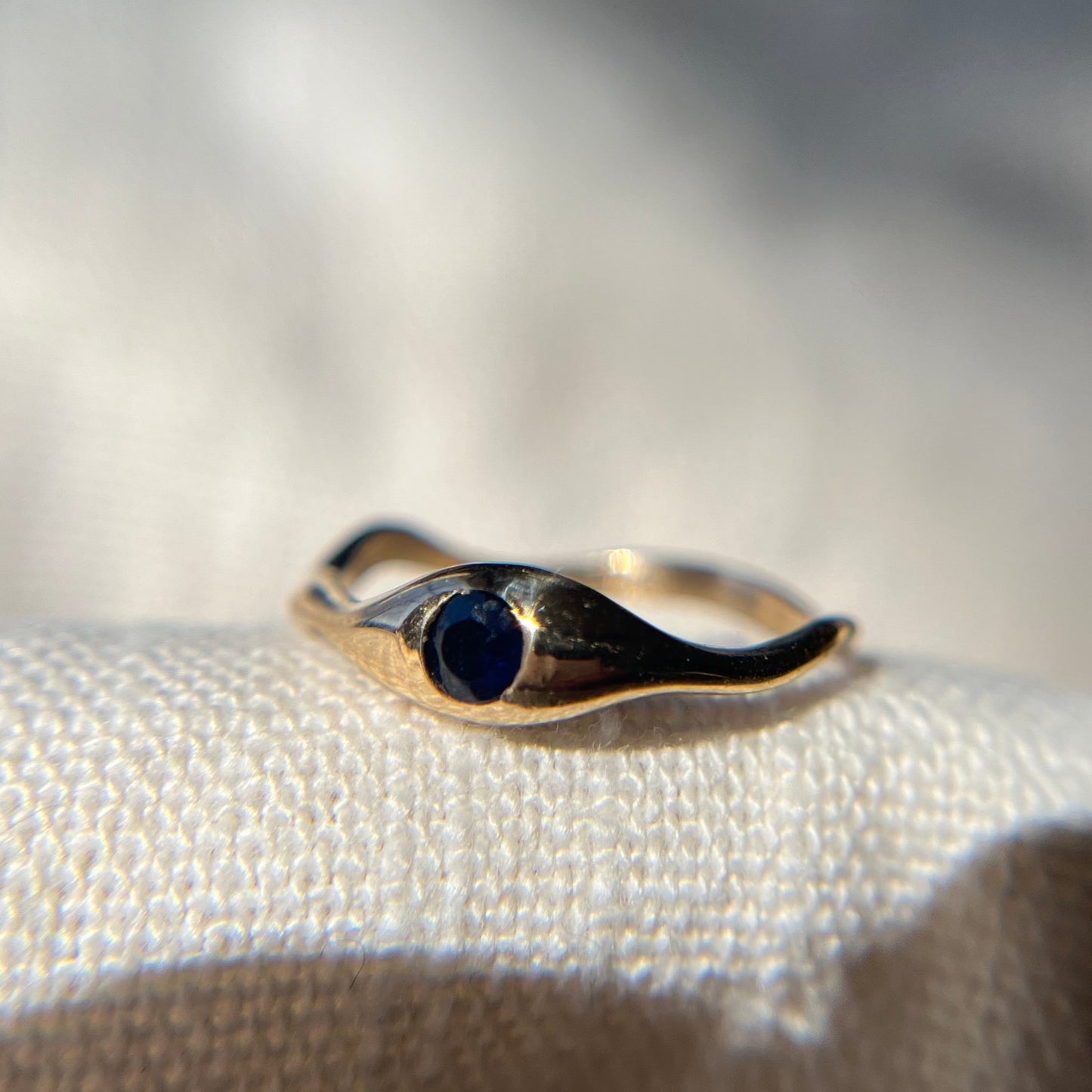 Blue Sapphire Ring, 5