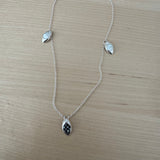Oval Inlay Charm Necklace