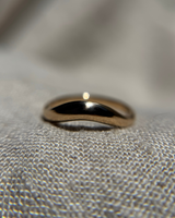 Gold Wavy Ring Size 5