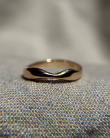 Gold Wavy Ring Size 6.25