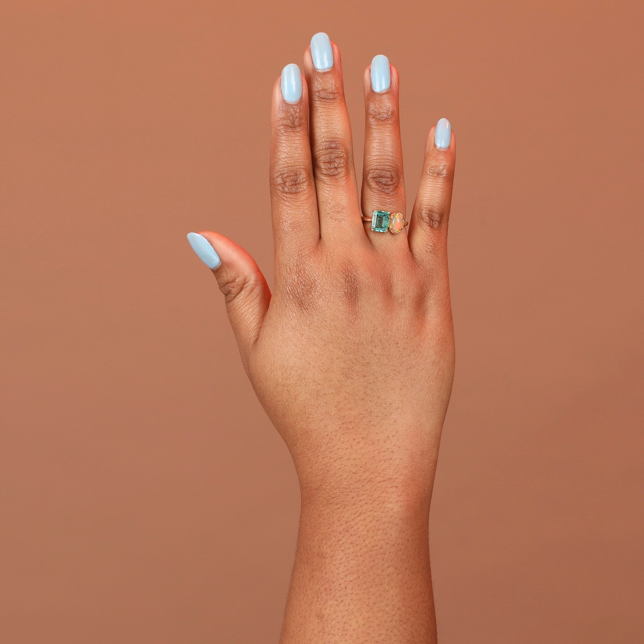 Emerald & Opal Ring