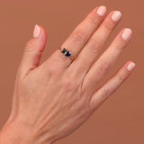 Sapphire & Tourmaline Ring