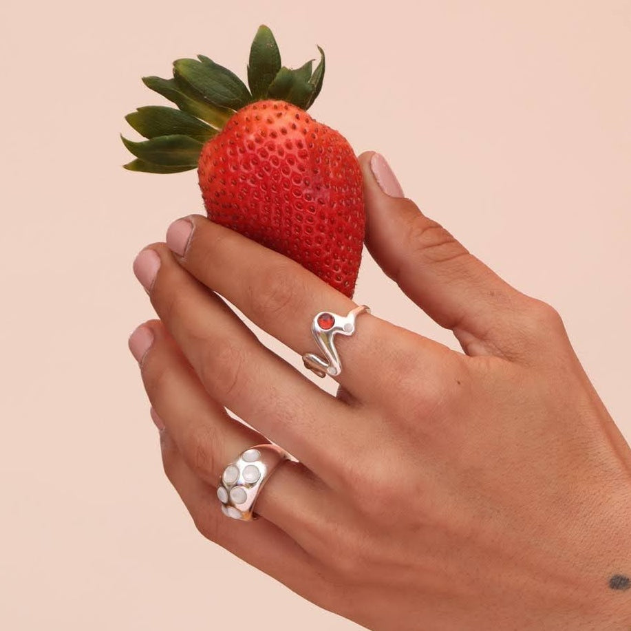 Wide Confetti Ring