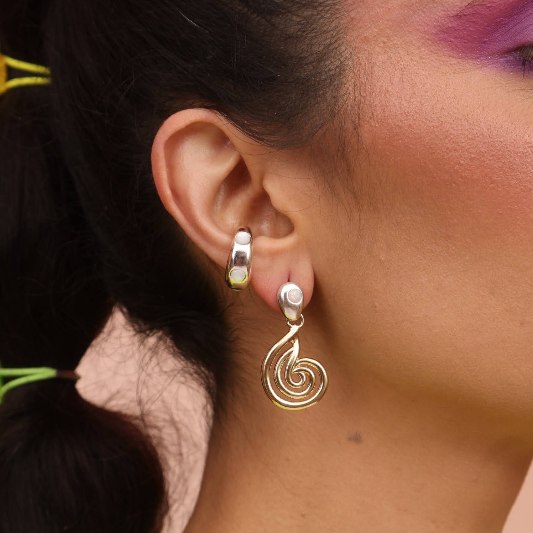 Spiral Drip Earrings