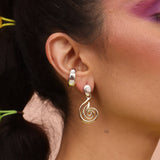 Spiral Drip Earrings