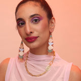 Spiral Paperclip Chain Necklace