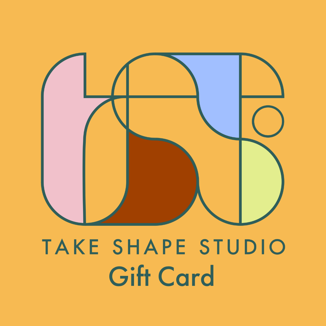 Take Shape Studio logo with bright colors