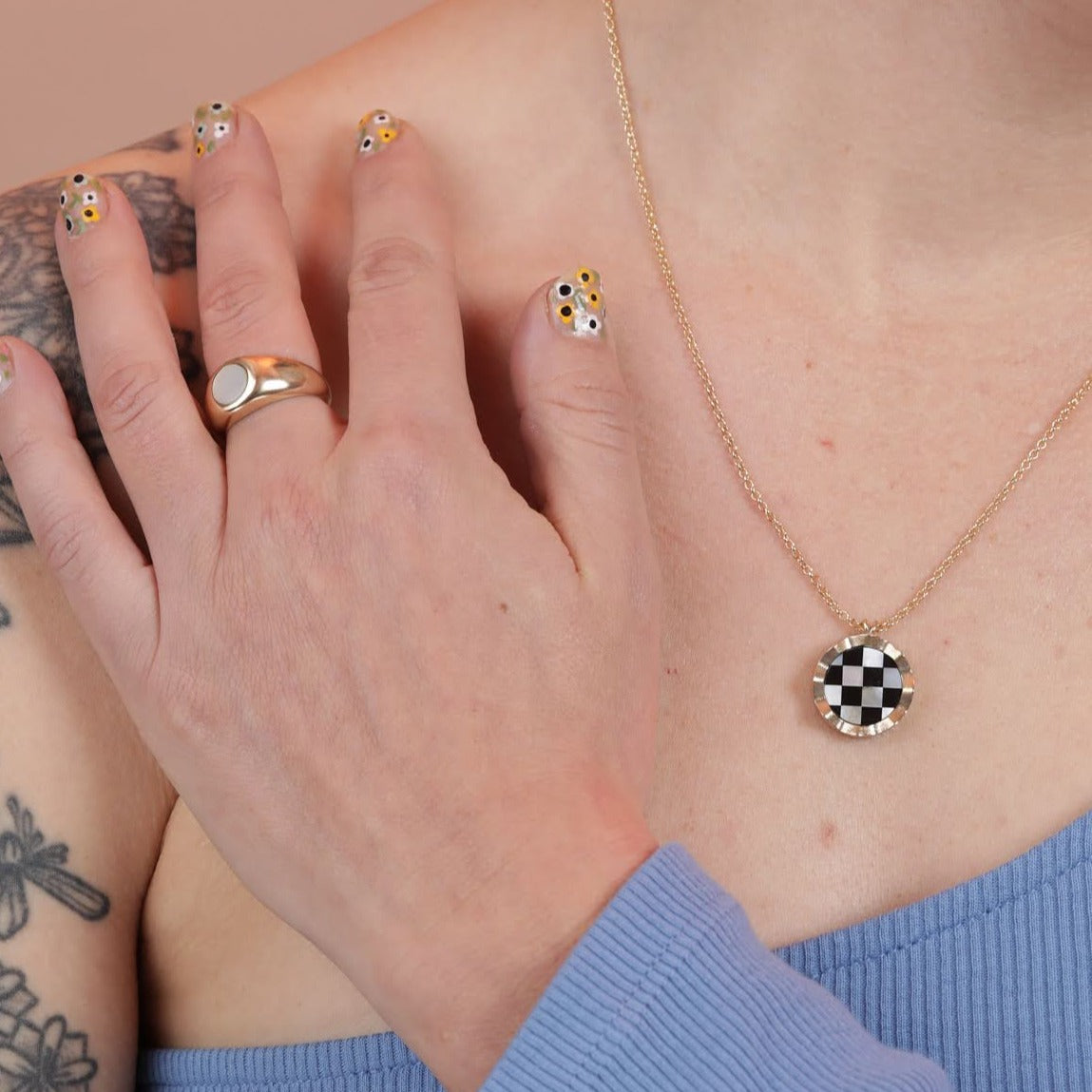 Bubble Inlay Ring