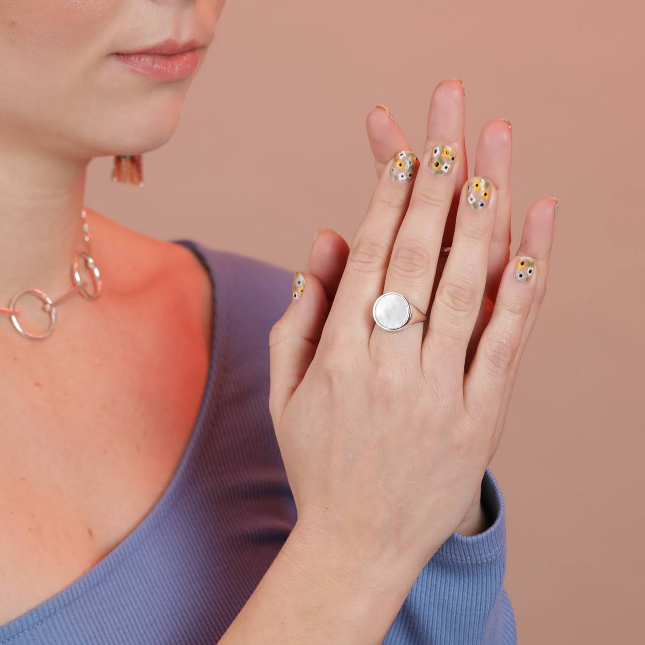 Classic Inlay  Signet Ring