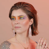 Stacked Waterfall Beaded Earrings (2 Colorways)