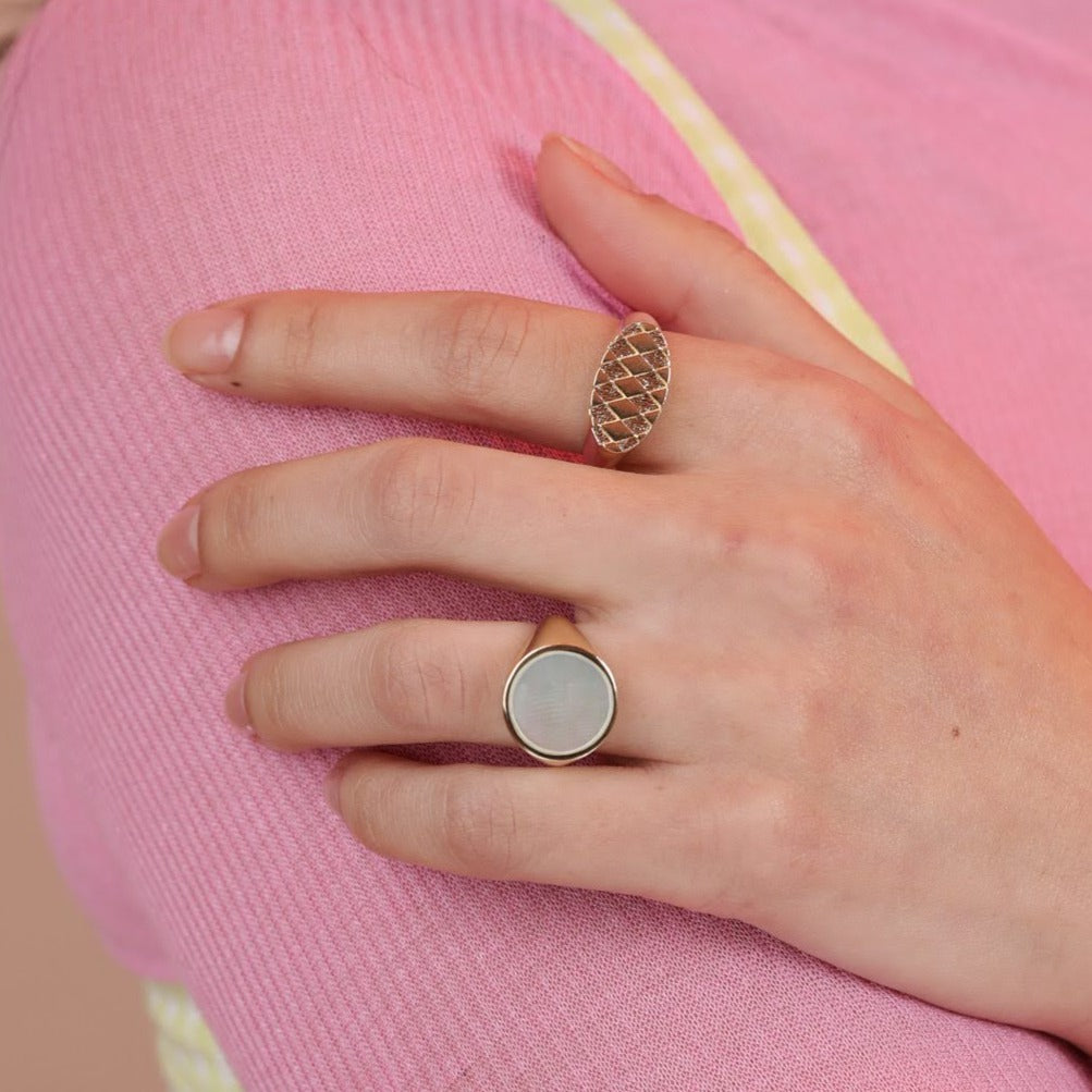 Diamond Signet Ring