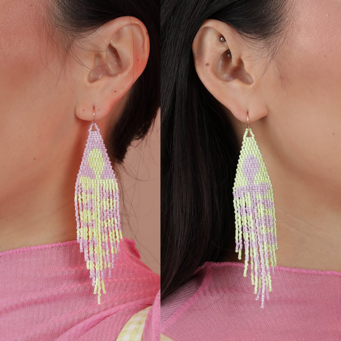 Matisse Plant Beaded Earrings (4 colorways)