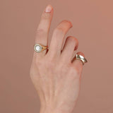 Diamond Burst Inlay Ring