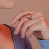 Wide Confetti Ring