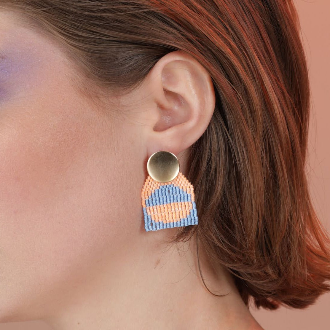 Mini Balance Beaded Earrings (4 colorways)