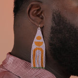 Stacked Waterfall Beaded Earrings (2 Colorways)