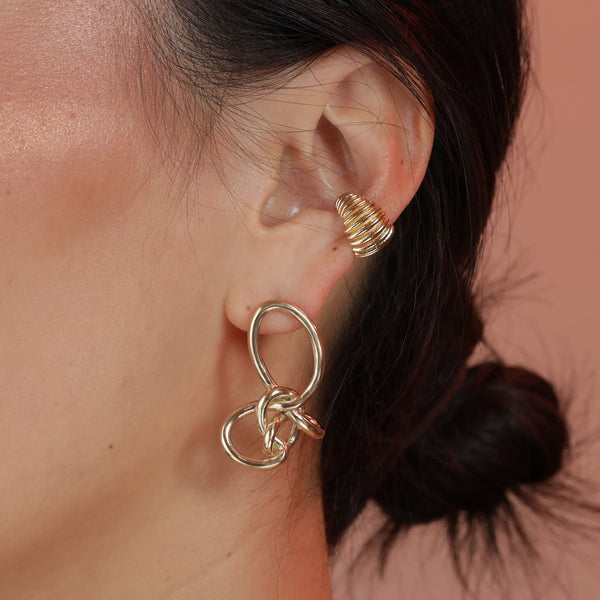 SHAPES STUDIO/Concave Stud Hoop ピアス SHAPES STUDIO/Concave Stud Hoop ピアス