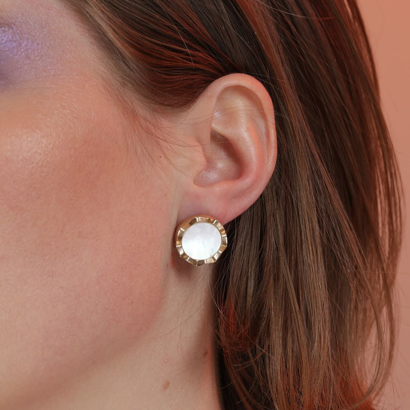 Squiggly Inlay Earrings