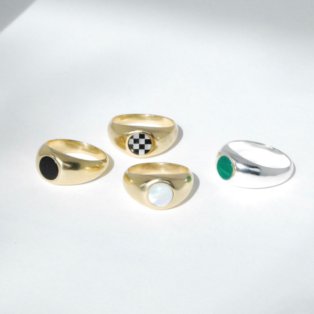 Bubble Inlay Ring